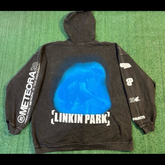 Linking Park X Brooklyn Projects Zipper Hoodie Sz L - Picture 3 of 4